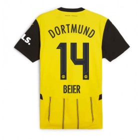 Borussia Dortmund Maximilian Beier #14 Hemmakläder 2024-25 Kortärmad